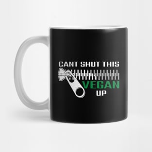 Funny Vegan Zipper Voice For Animals Mug